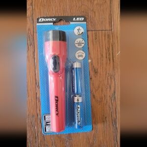Dorcy Pink LED Flashlight with Batteries